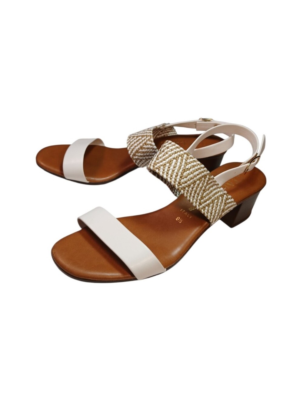 Italian Shoemaker 2" Heel Sandals sz 9.5 - Picture 2 of 9